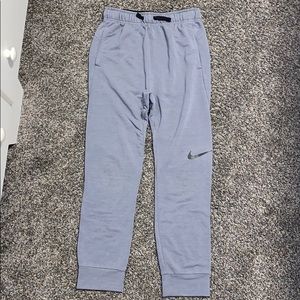 Grey Nike joggers
